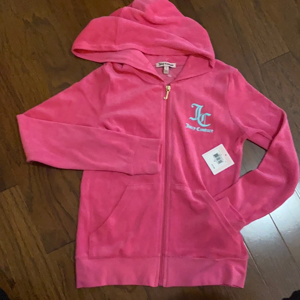 Juicy couture / Shocking pink jacket / Big Girl size 12